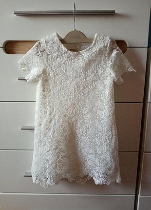 Нарядное платье primark на 2-3 года новое