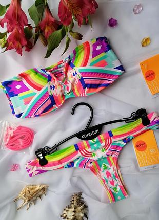 Раздельный купальник с чашками дорогого немецкого бренда rip curl popstar😍