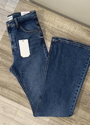 Джинси кльош клеш pull&bear1 фото
