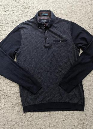 Очень красивая кофта с воротничком от ted baker, size 2(s/xs), состояние идеальное, плечи 30 подмышки 48 рукав 64 длина 64