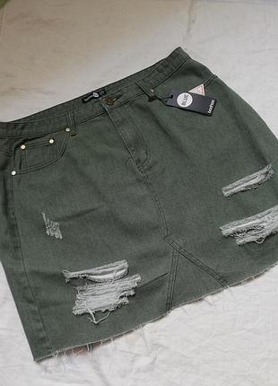 Джинсовая летняя юбка