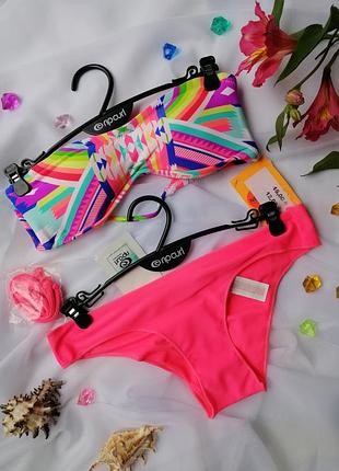 Раздельный купальник с чашками rip curl popstar