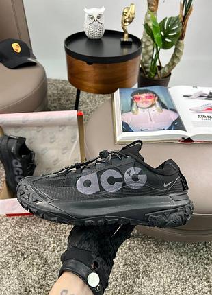 Чоловічі кросівки nike acg mountain fly 2 low black grey