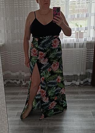 Сарафан с разрезом