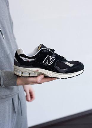 Кросівки new balance 2002r protection pack black grey