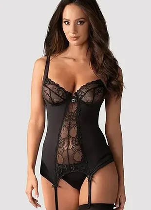 Комплект obsessive heartina corset