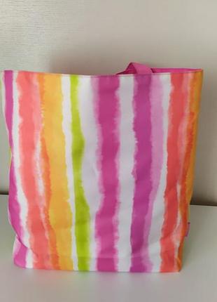Яскрава пляжна сумка clinique, з водостійкої тканини | літо 2025