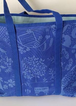 Сумка пляжна lancôme. легка та містка. оригінал, нова