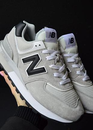 Мужские замшевые демисезонные кроссовки new balance