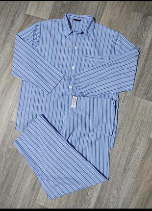Чоловіча піжама / marks & spencer / чоловічий одяг / одяг для сна /