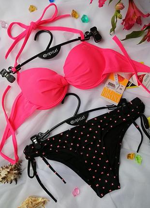 Раздельный купальник с чашками rip curl surwear girls