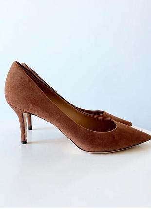 Туфли лодочки salvatore ferragamo замша