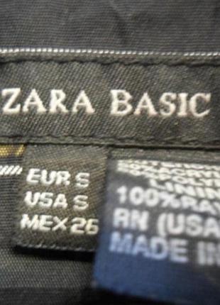 Куртка - плащ в клетку zara 3