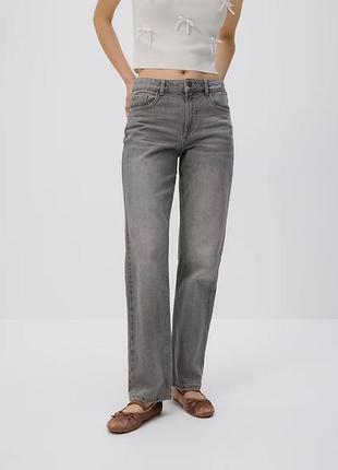 Джинсы серые reserved