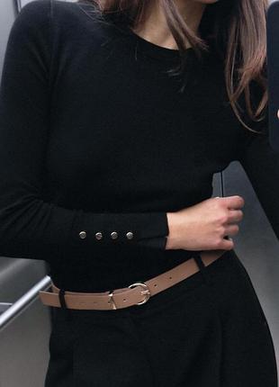 Базовый однотонный джемпер 2