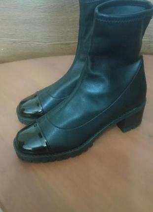 Ботильоны женские кожа италия zanotti