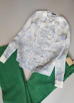 Massimo dutti блуза в цветы