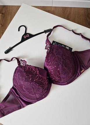 Бюст бюстгалтер кружевной с пуш-ап 80с hunkemoller