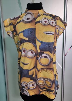 Футболка з принтом міньон
