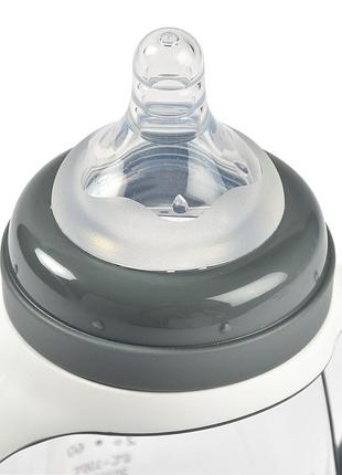 Поїльник навчальний beaba 2 в 1 210 мл сірий