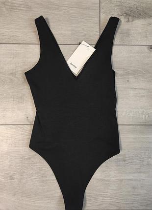 Шикарне боді в рубчик bershka розмір s-m