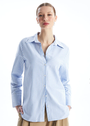 Стильная рубашка в полоску frantini