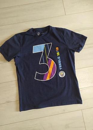 Официальный мерч man city fc treble 18/19 размер m