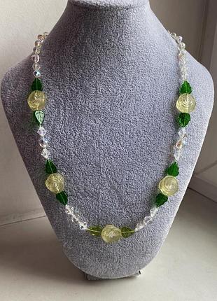 Вінтажні кришталеві намиста.