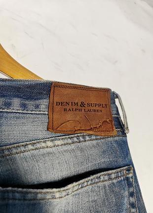 Denim and supply ralph lauren джинсы с потертостями
