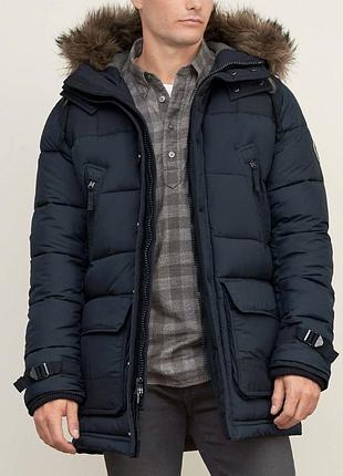 Стильная мужская парка/пуховик abercrombie & fitch