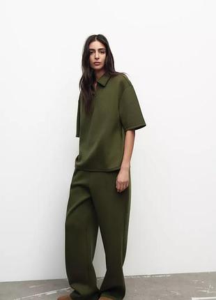 Спортивный костюм хаки zara