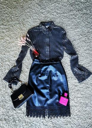 Спідниця з еко шкіри