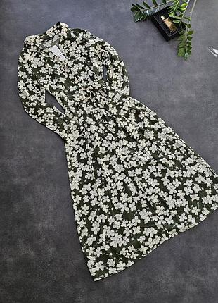 Продам платье рубашка в цветочный принт zara
