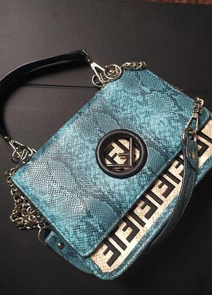 Сумочка fendi питон 2