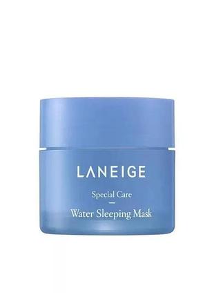 Премиальная увлажняющая омолаживающая ночная маска с керамидами laneige water sleeping mask 15ml