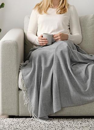 Плед, сірий, 120х160 см