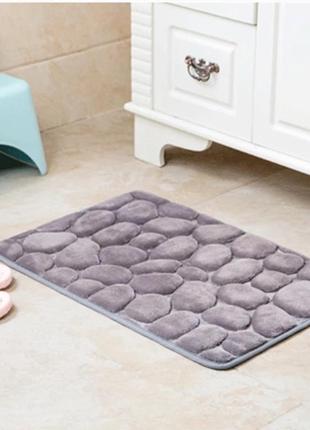 Коврик для ванной комнаты 50*80 серый