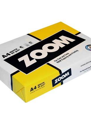 Офисная бумага zoom 500 лист.