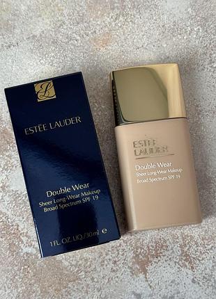 Estée lauder double wear sheer long-wear makeup spf 19 - легкий стійкий тональний крем із spf 19