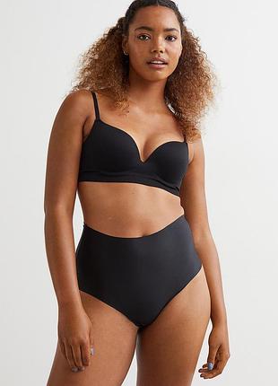 Шикарные, трусики, бесшовные. в черном цвете, от бренда: h&amp;m