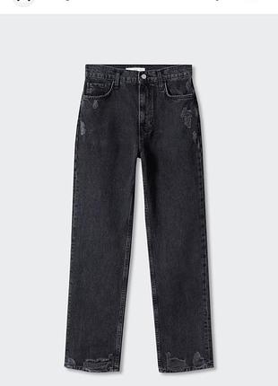 Графитовые джинсы mango новые, размер 32
