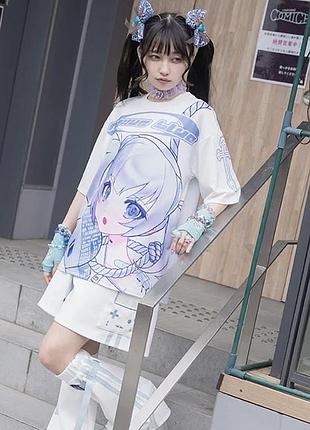 Футболка аниме принт