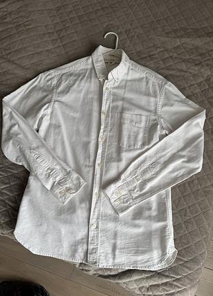 Белая рубашка h&amp;m s 5