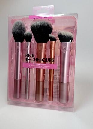 Набір кистей real techniques face essentials пензлі для макіяжу
