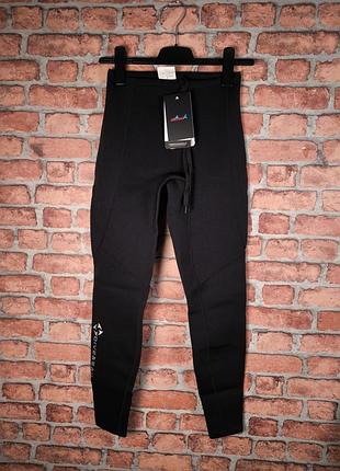 Гидрокостюм брюки неопреновые dive &amp; sail - леггинсы для дайвинг-костюма для термального серфинга, гидроштаны, штаны для плавания 2 мм