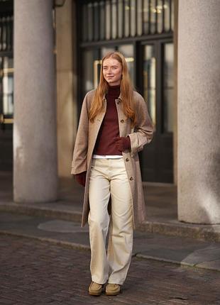 Кашемировые перчатки варежки uniqlo коричневые2 фото