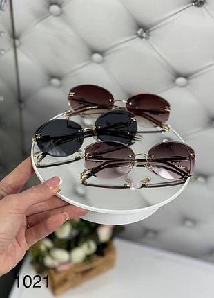 Женские солнцезащитные очки, стильные овалы, новинка, очки от солнца