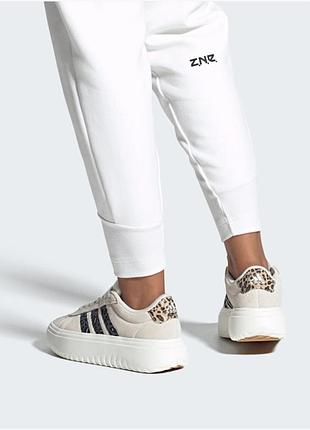 Кроссовки женские adidas grand court platform beige ie36202 фото