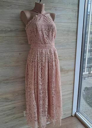 Кружевное платье asos разм m