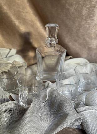 Набор для виски versailles madrid стекло графин 750 мл стакана 300 мл 5 предметов